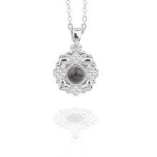 Load image into Gallery viewer, 100 Languages Says I love You Projection Necklace Valentines day gift present
