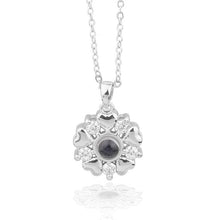Load image into Gallery viewer, 100 Languages Says I love You Projection Necklace Valentines day gift present

